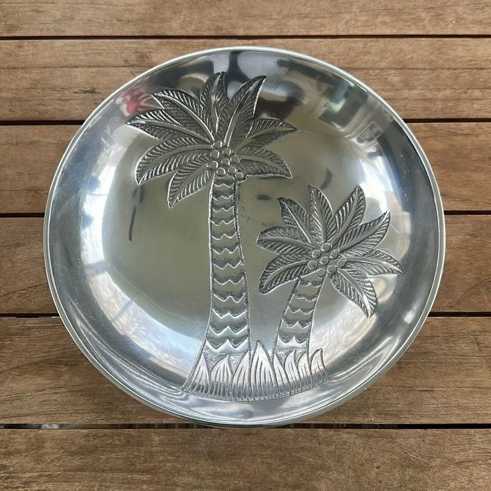 IHI Indian Palm Tree Decorative Bowl